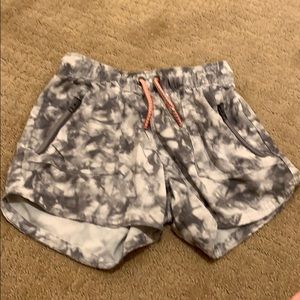 Athletes tie-dye shorts